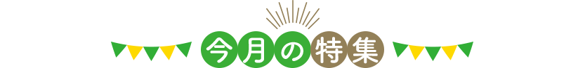 今月の特集