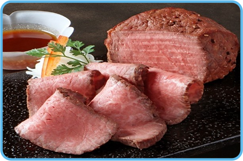 わらびの里いわて門崎丑のローストビーフ